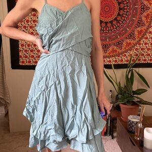 Elegant Teal Women's Small Cupshe Dress